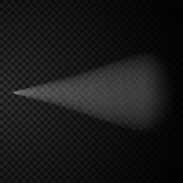 水喷雾雾化器。化妆效果矢量图图片下载