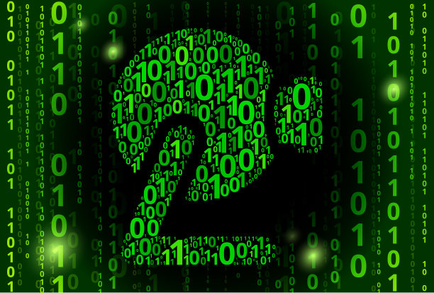 摄像头二进制码矢量模式背景图片下载