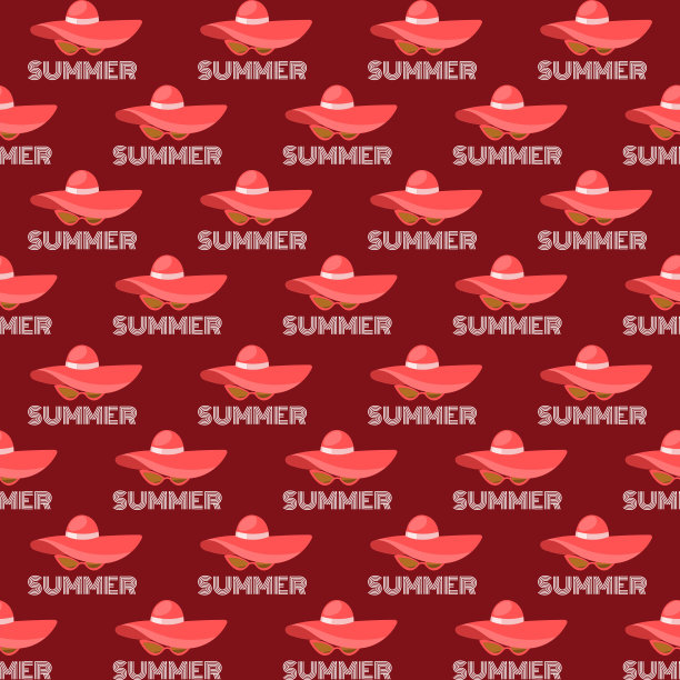 无缝夏季模式向量。女人假期背景。时尚印花购物销售传单，度假村横幅，海滩咖啡馆背景。图片下载