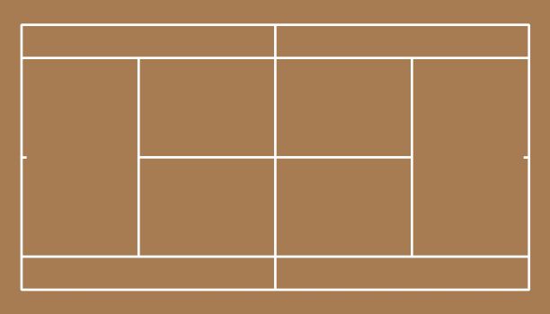网球场。矢量图图片下载