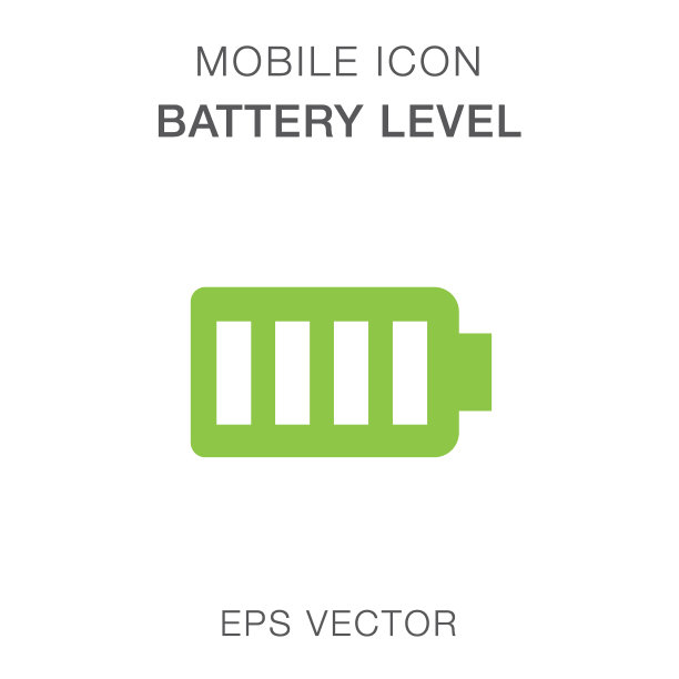 移动图标-电池水平图片下载