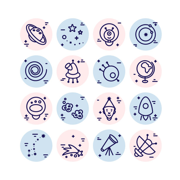 天文线性样式图片下载