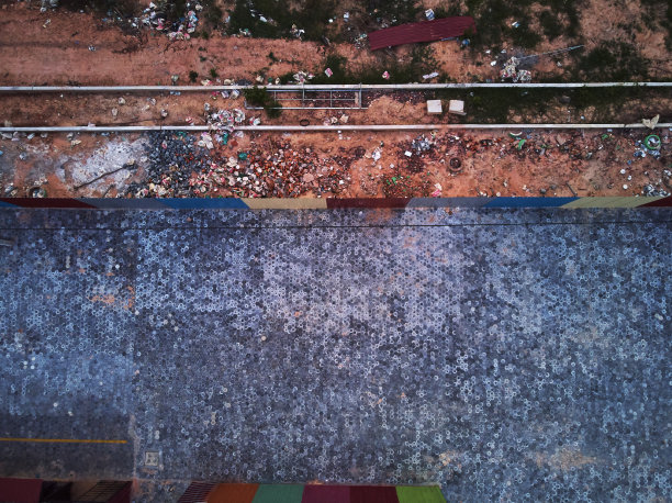 航拍亚洲夜市图片下载