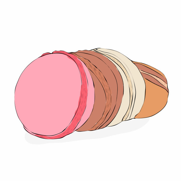 丰富多彩的法国马卡龙图片下载