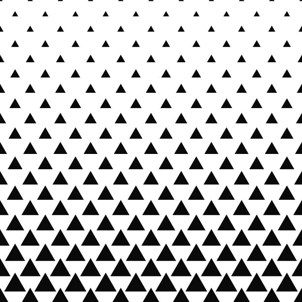 无缝单色三角形图案图片下载