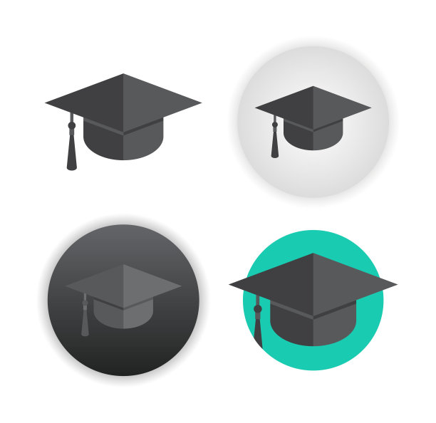 白色毕业帽图片下载