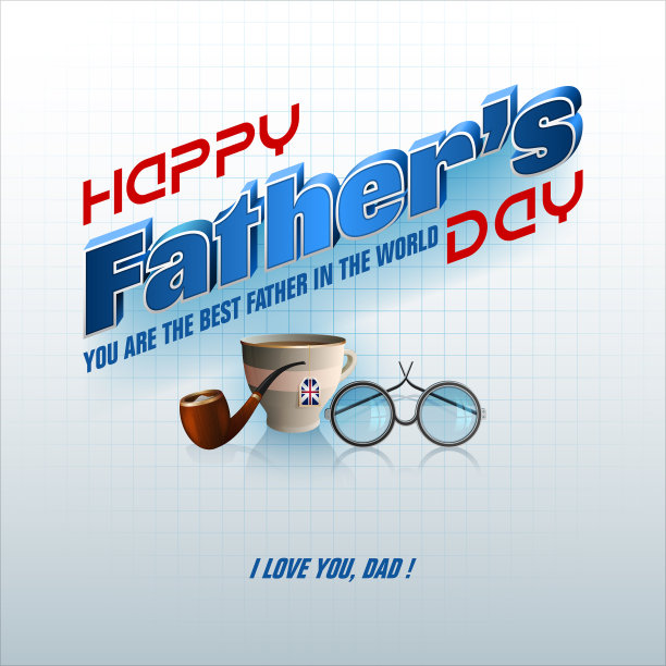 庆祝父亲节素材图片