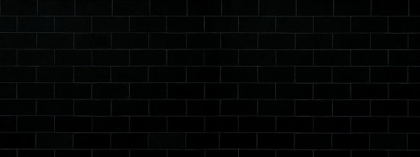 长实心黑色砖墙抽象背景图片下载