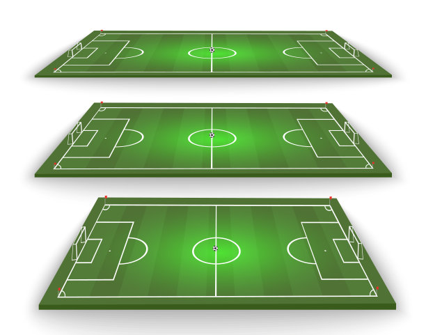 球躺在草地上。足球比赛。矢量插图。漂亮的球和绿色的草。传单设计模板。足球海报邀请足球图片下载