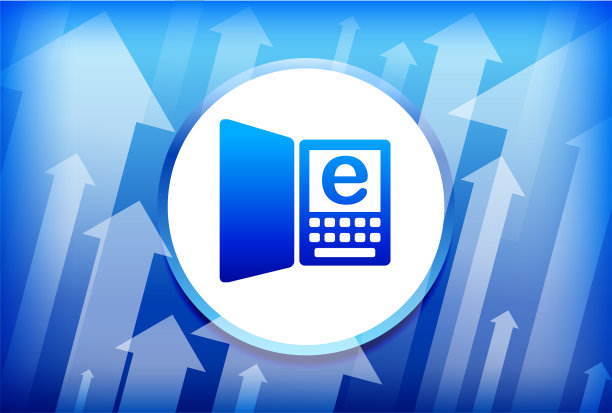 阅读在线蓝色箭头背景图片下载