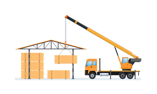 木材生产、林业。仓库装卸设备图片下载