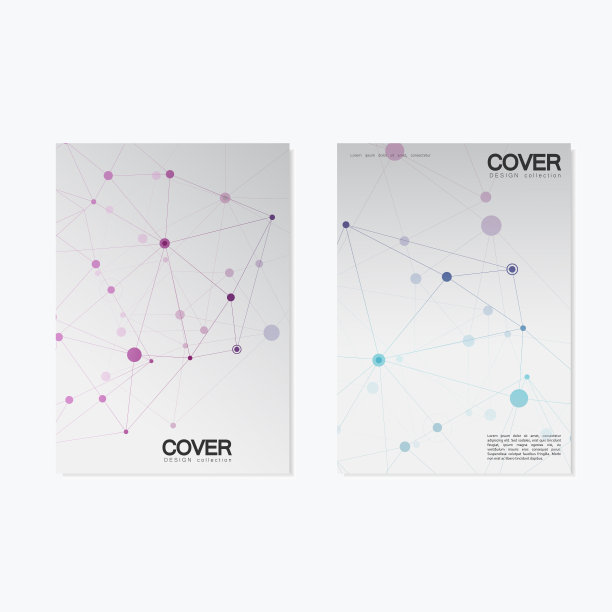 矢量封面模板宣传册摘要连接和网络背景图片下载