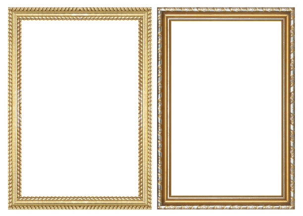 古董金色的框架图片下载