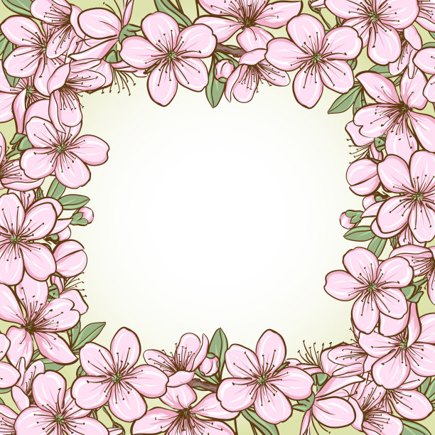 樱花矢量图素材ID：316679868