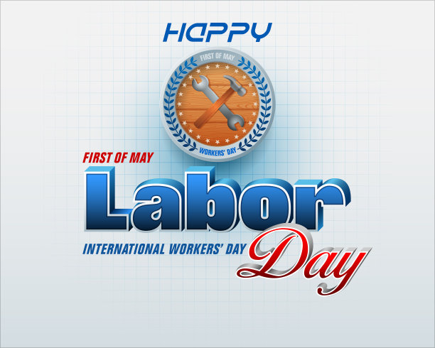 五月一日，庆祝劳动节图片下载