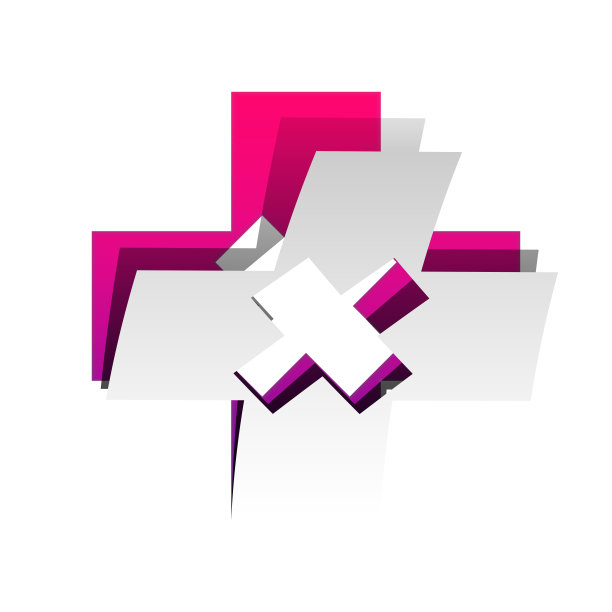 急救标志说明。向量。带阴影的可拆卸纸图片下载