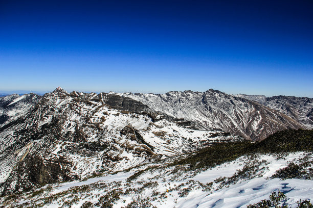 昆明轿子雪山素材图片