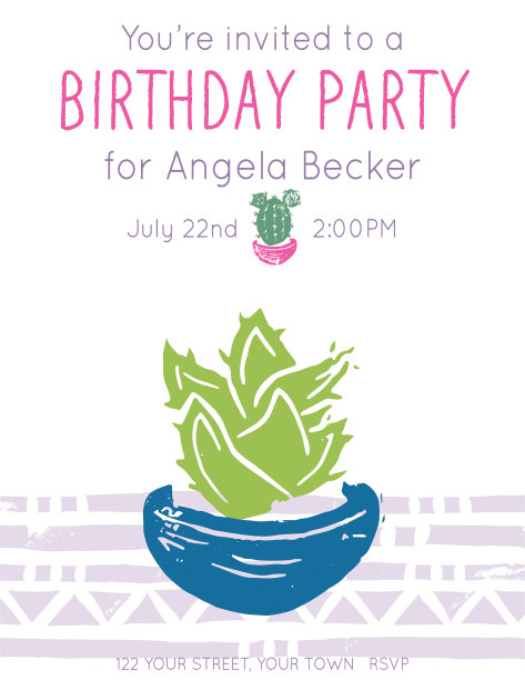 手工制作的仙人掌打印图片下载