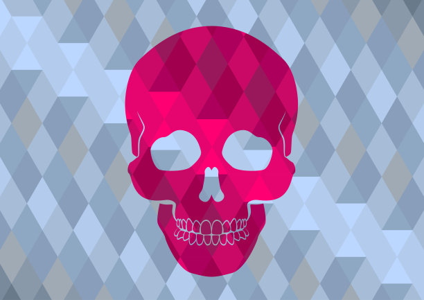 骷髅图案装饰图片下载