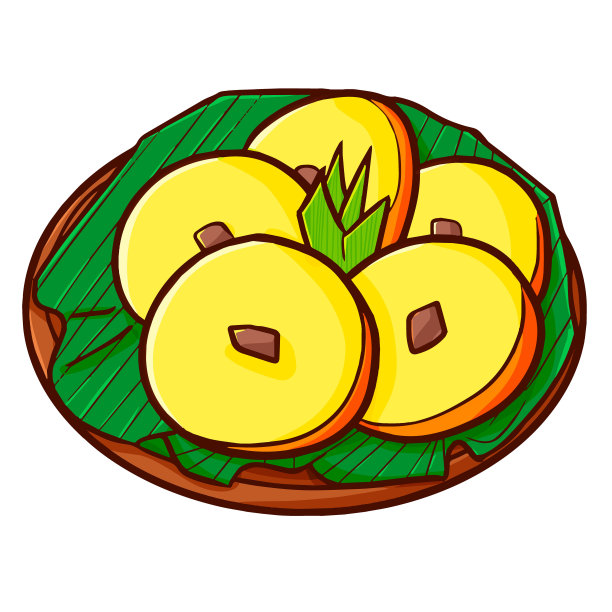 可爱有趣的印尼小吃“吉隆坡”图片下载