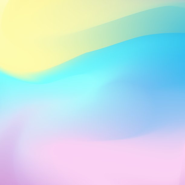 抽象全息背景80年代，鲜艳多彩的背景。时尚的彩色全息墙纸在柔和的霓虹灯颜色设计。全息纹理的网站横幅，业务和推广。向量素材图片