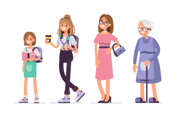 几代女性素材图片