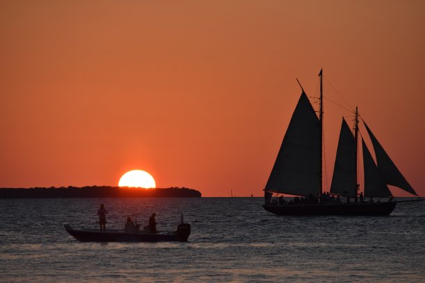 基韦斯特日落图片下载