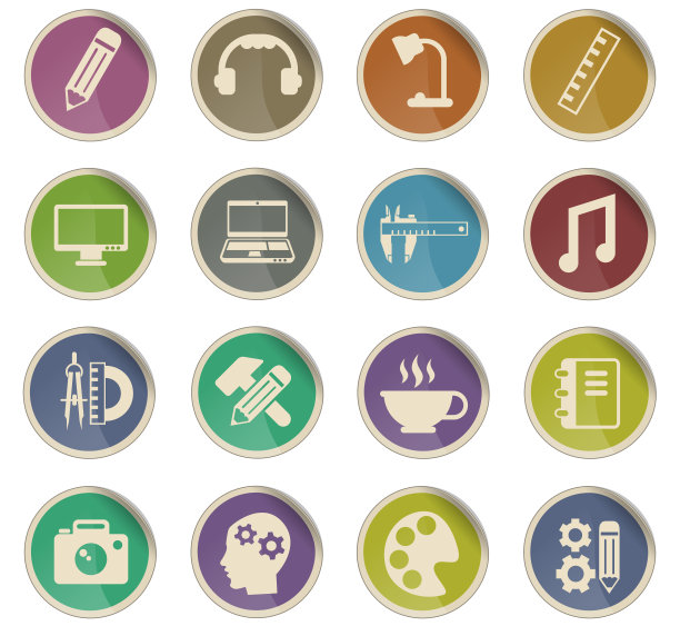 创建过程图标集图片下载