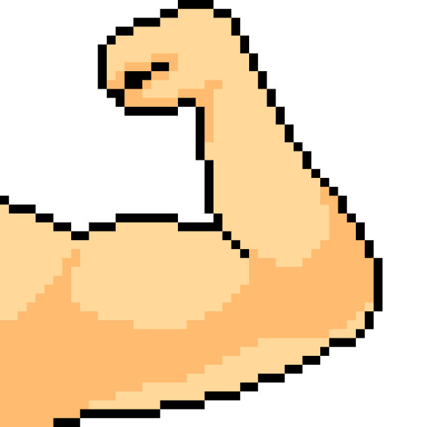 矢量像素艺术孤立的卡通图片下载