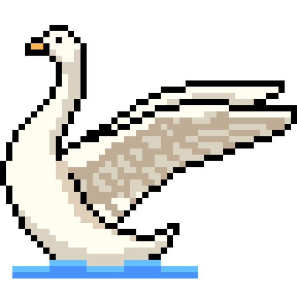 矢量像素艺术孤立的卡通图片下载