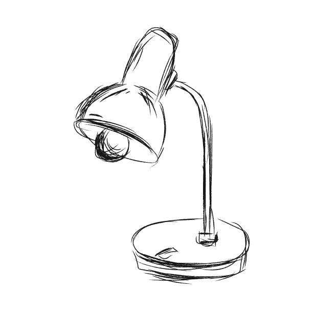 台灯线隔离图片下载