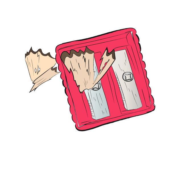 带剃须的卷笔刀。图片下载