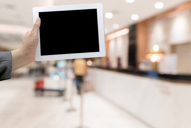 酒店大堂模糊背景图片下载