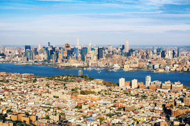 从杰西城鸟瞰曼哈顿。纽约。美国图片下载
