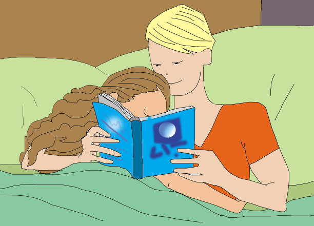 一个年轻人在读书，他的朋友在睡觉图片下载