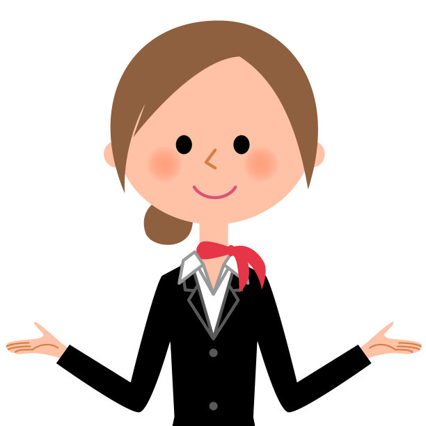 穿制服的女人，双手张开图片下载