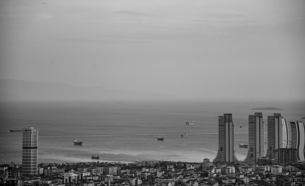 伊斯坦布尔摩天大楼景观伊斯坦布尔金融中心图片下载