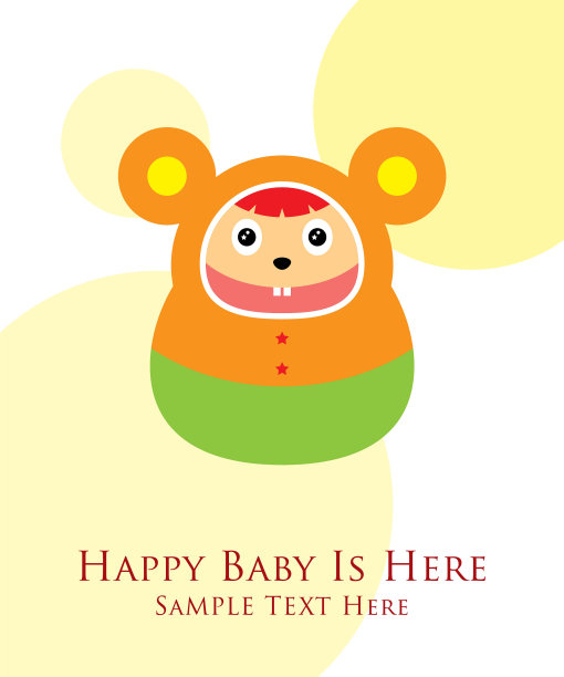 可爱的老鼠涂鸦卡通向量图片下载