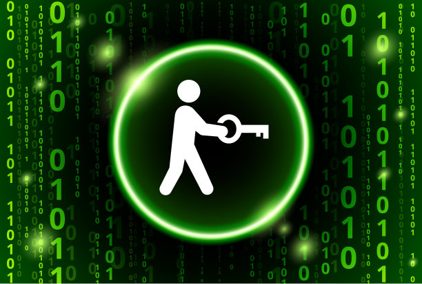 答案关键二进制码向量模式背景图片下载