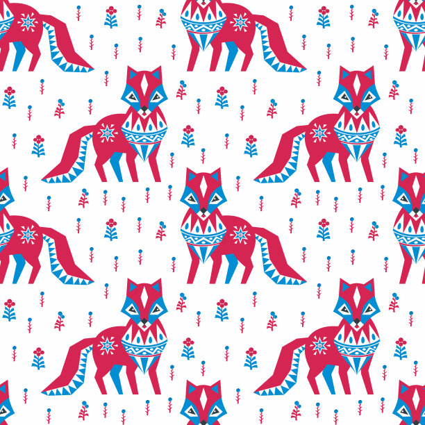 福克斯无缝patternfox图片下载