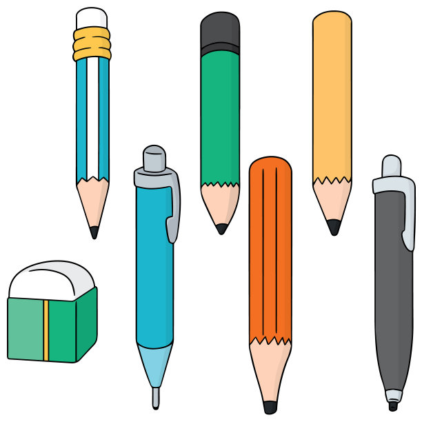 铅笔和橡皮擦图片下载