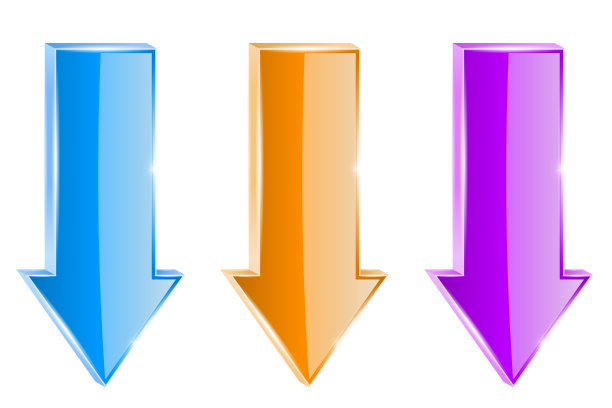 向下箭头。颜色的设置图片下载