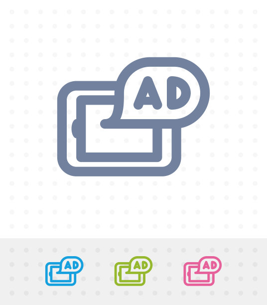 平板电脑上的广告- Zap图标图片下载