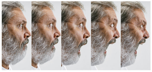 成功人士惊喜万分，欣喜若狂地庆祝成为赢家。充满活力的男性模特形象图片下载