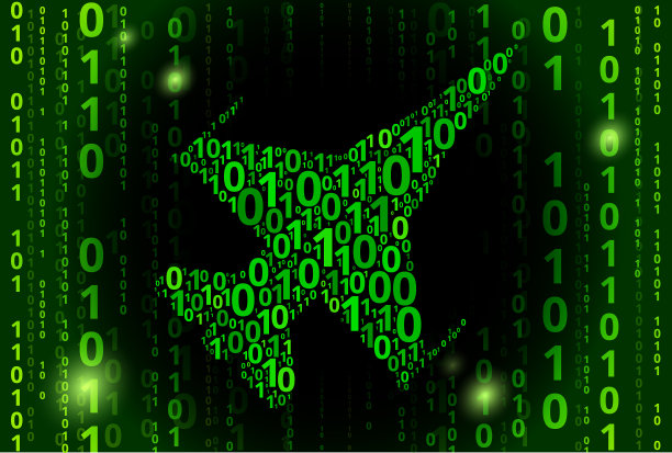 喷射二进制码矢量模式背景图片下载