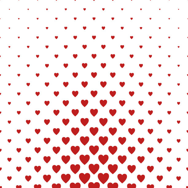红心图案背景设计图片下载