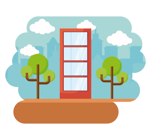 城市建筑图标图片下载