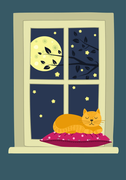 睡觉的猫图片下载