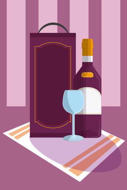 桌布上有酒瓶和杯子图片下载