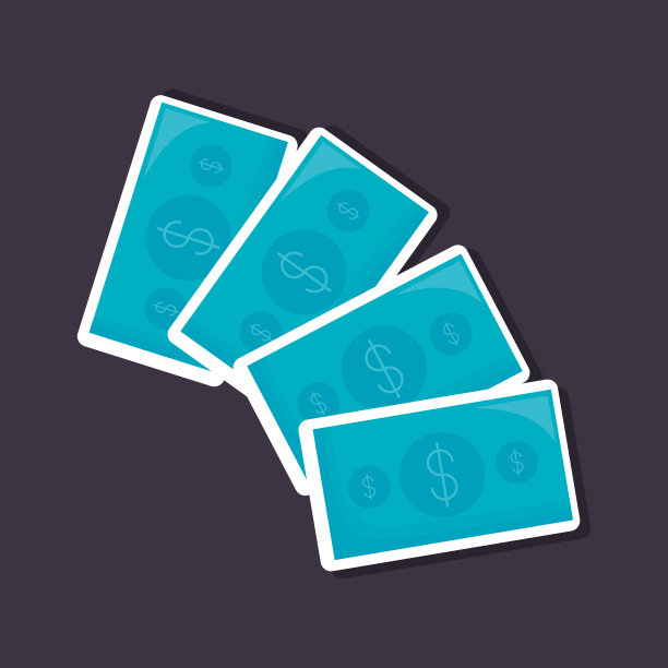 钱的账单设计素材图片